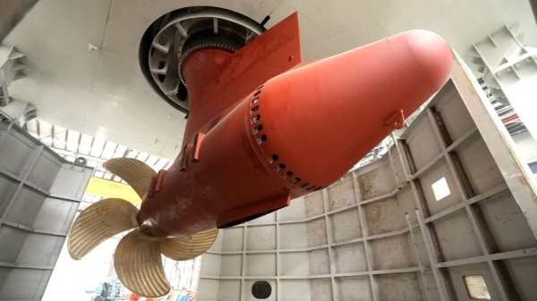 配资平台靠谱 国产船舶“心脏”迎来新突破：我国首台套大型船用吊舱推进器全球发布